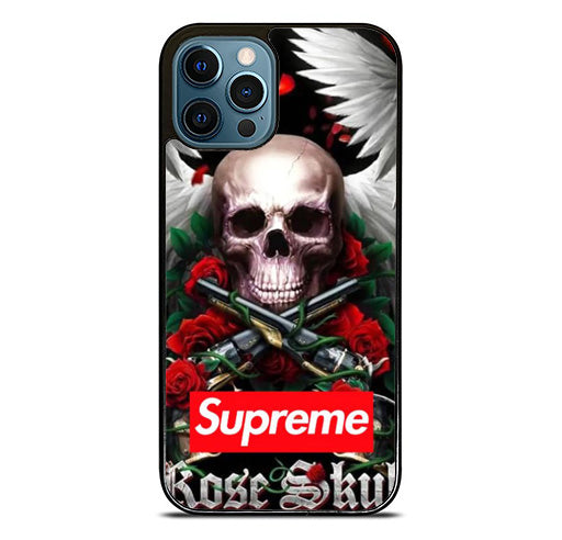Rose Skull iPhone 15 Pro Max Case