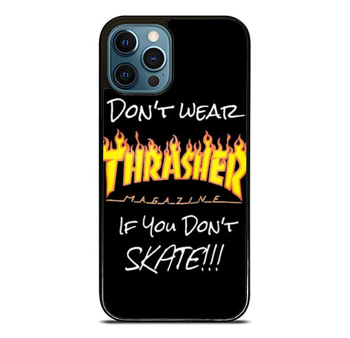 thrasler logo black cover iPhone 15 Pro Max Case