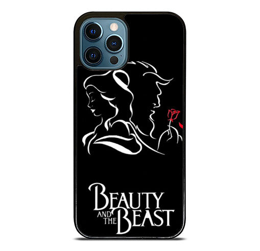 Disney Beauty And The Beast Black iPhone 16 Pro Max Case