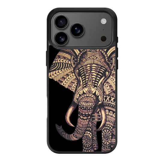 aztec elephant Three iPhone 17 Pro Max Case