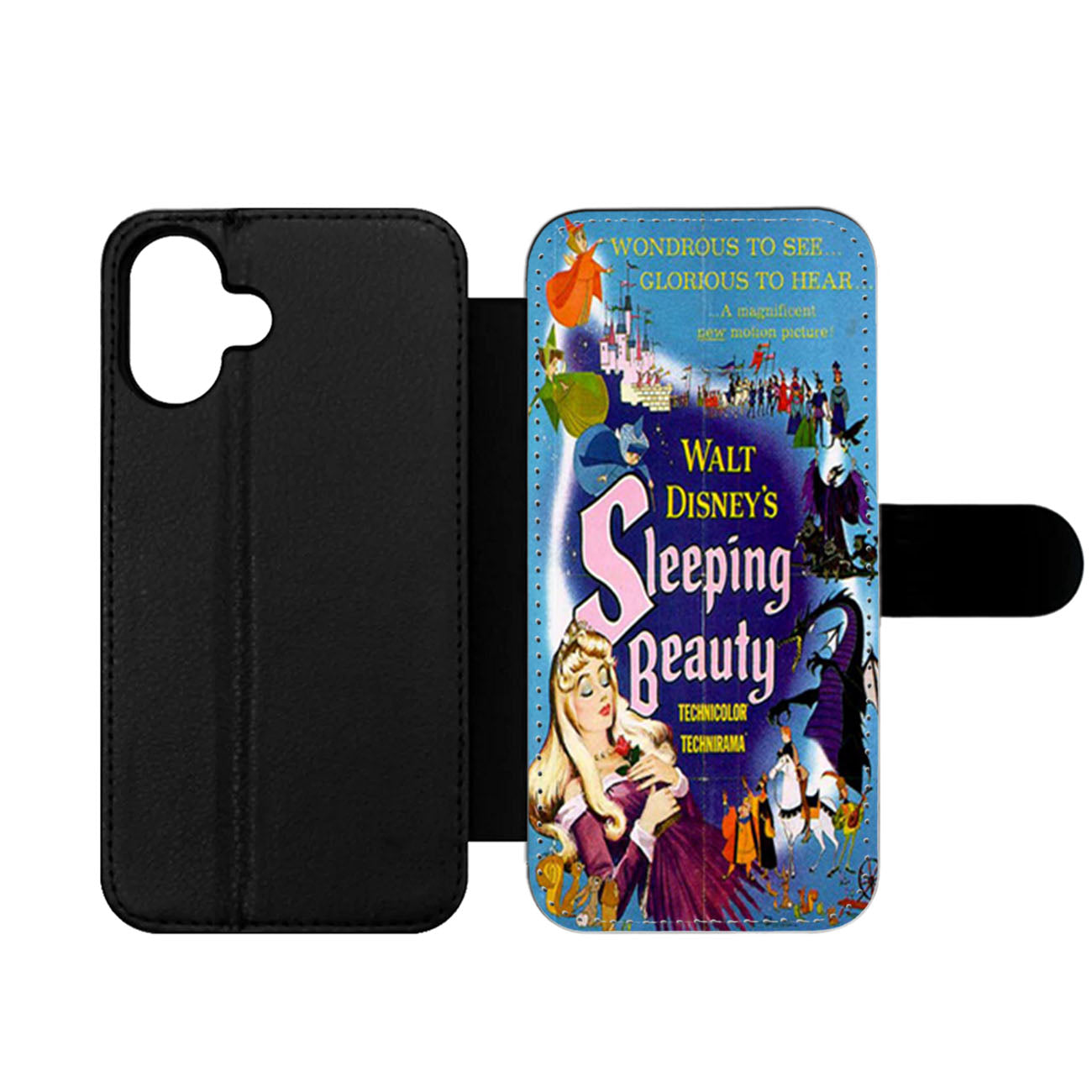 beauty sleeping Wallet iPhone Case