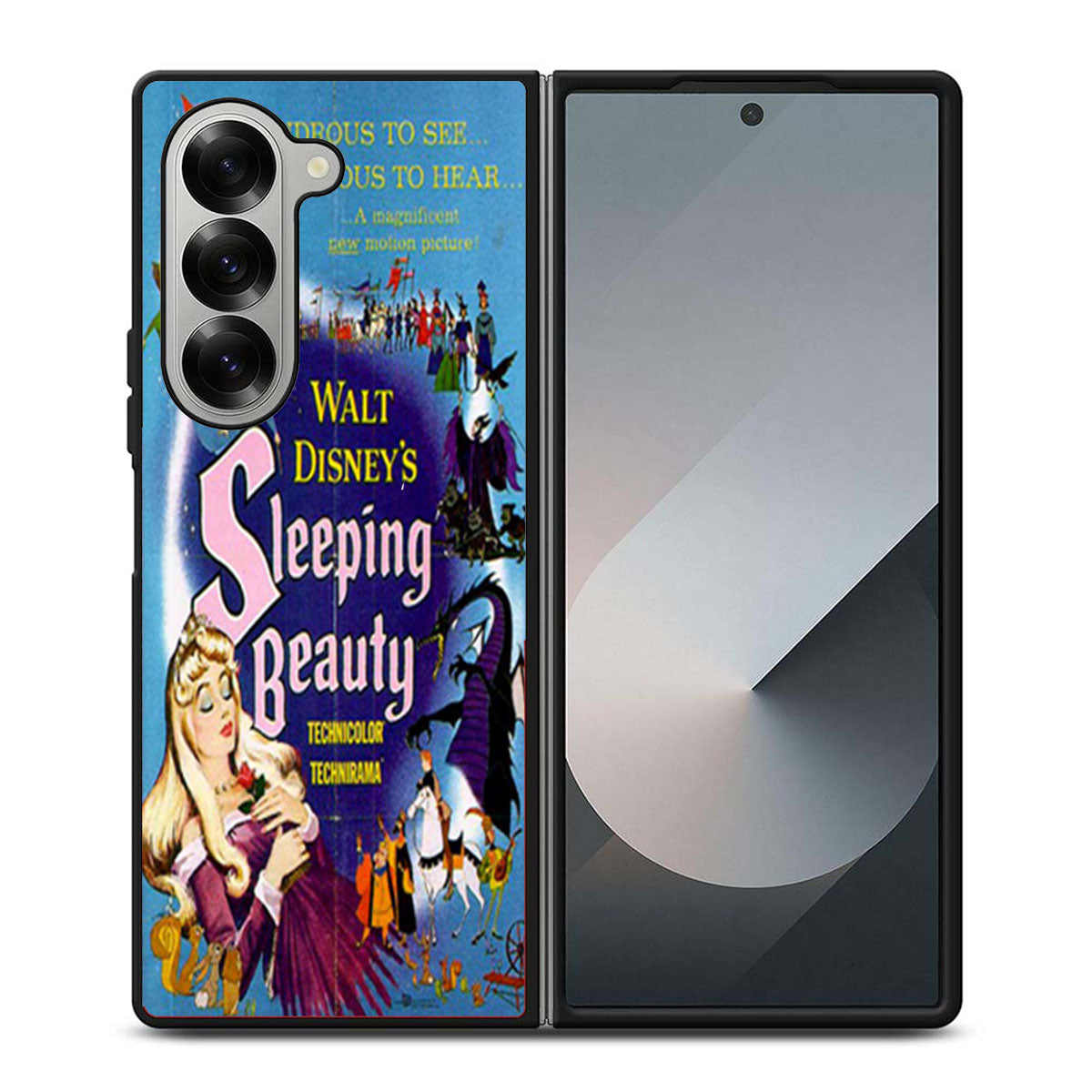 beauty sleeping Samsung Z Fold 6 Case