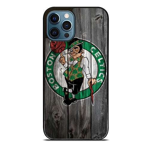 boston celtics logo woods iPhone 14 Pro Max Case