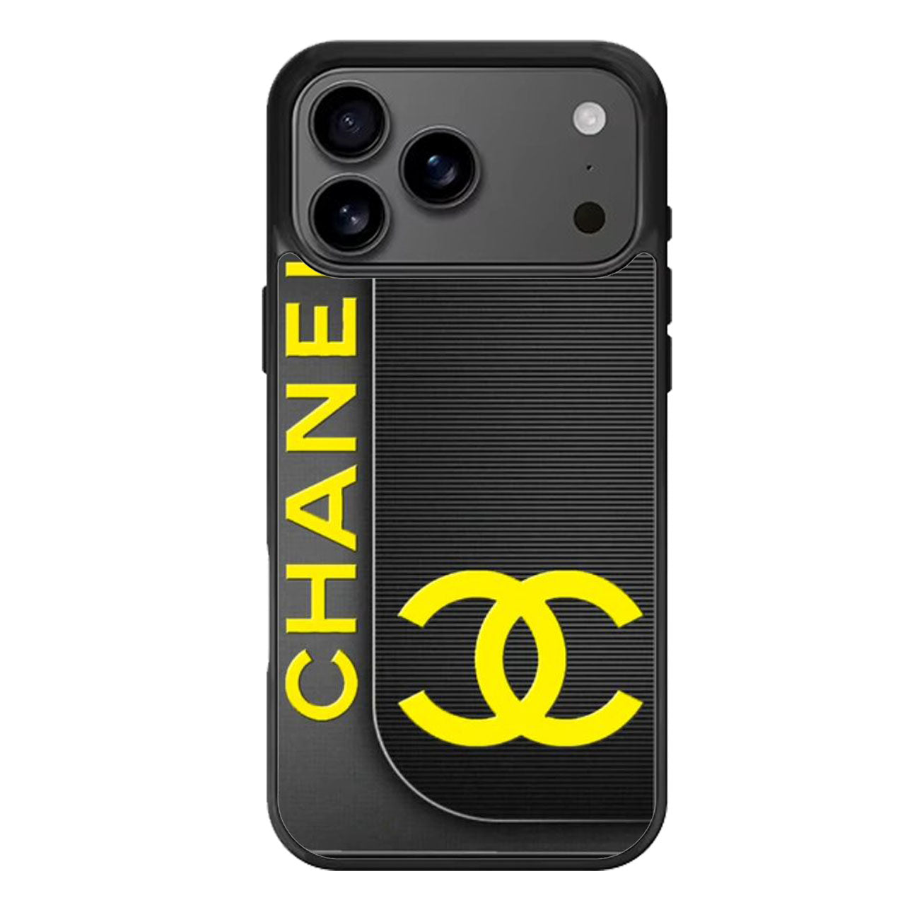 channel black yellow iPhone 17 Pro Max Case