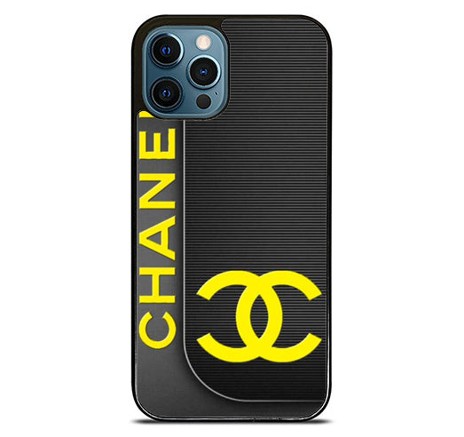 channel black yellow iPhone 14 Pro Max Case