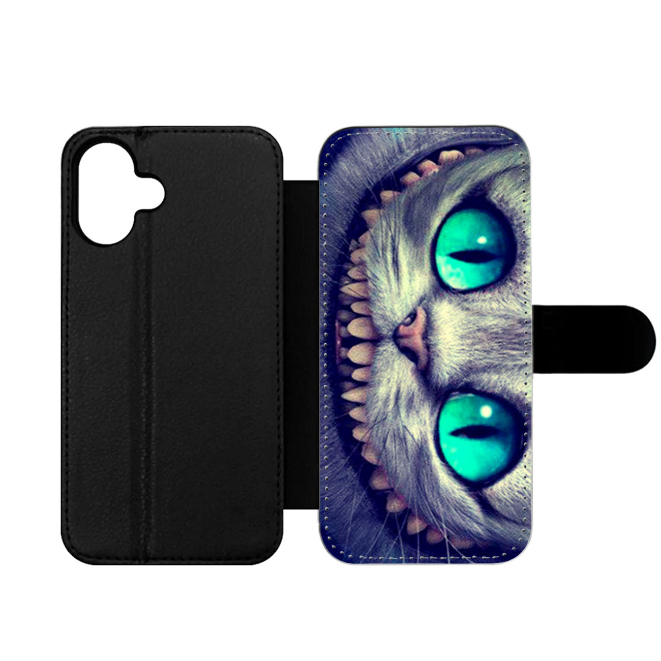 cheshire cat smile alice in wonderland Wallet iPhone Case