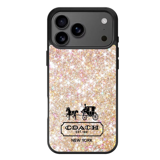 coach NY logo sparkle iPhone 17 Pro Max Case