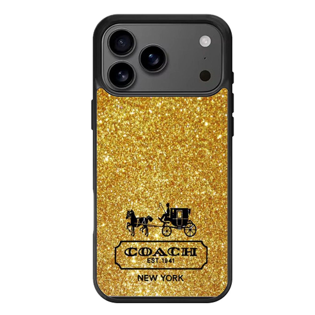 coach golden sparkly iPhone 17 Pro Max Case