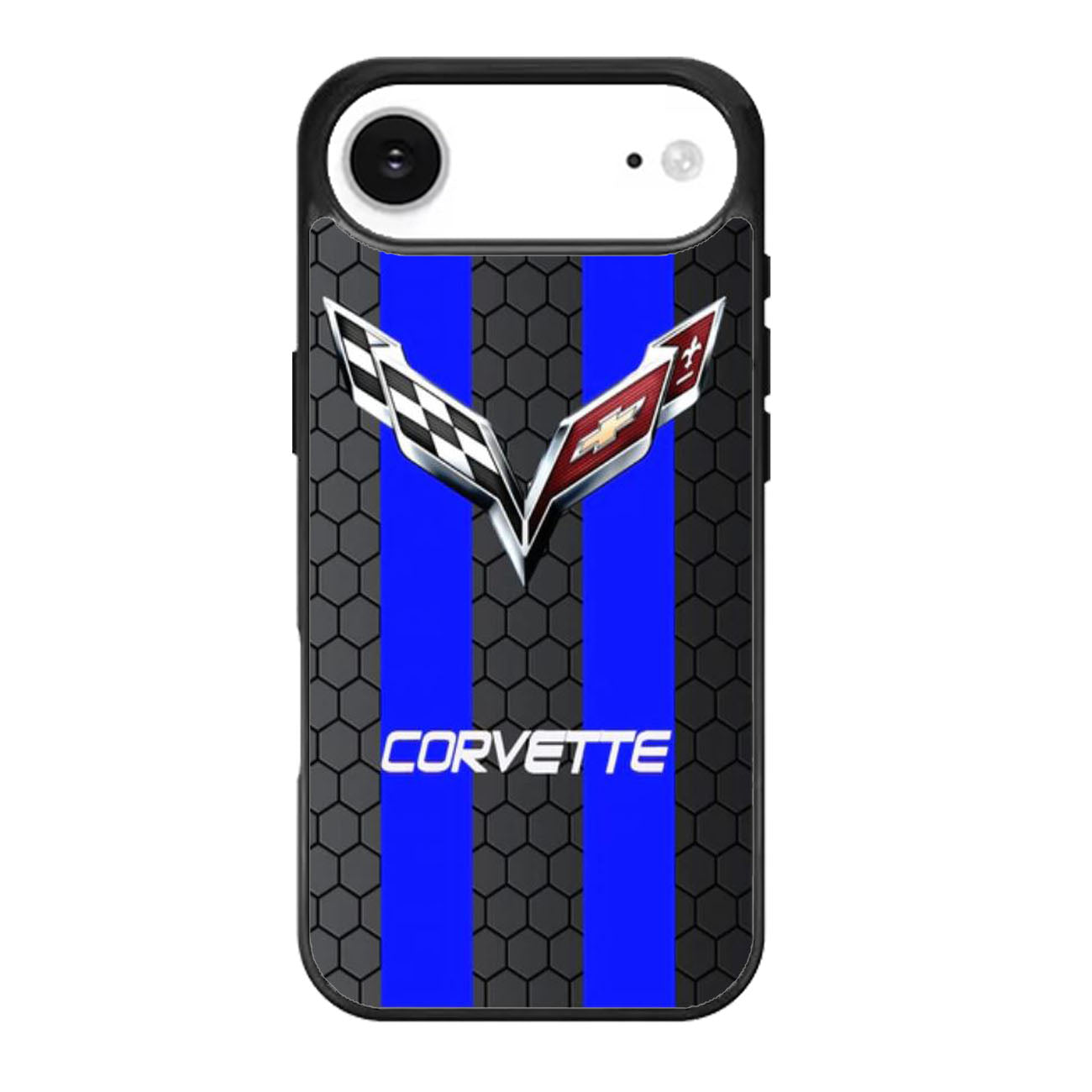 corvette chevrolet striped blue iPhone Air Case