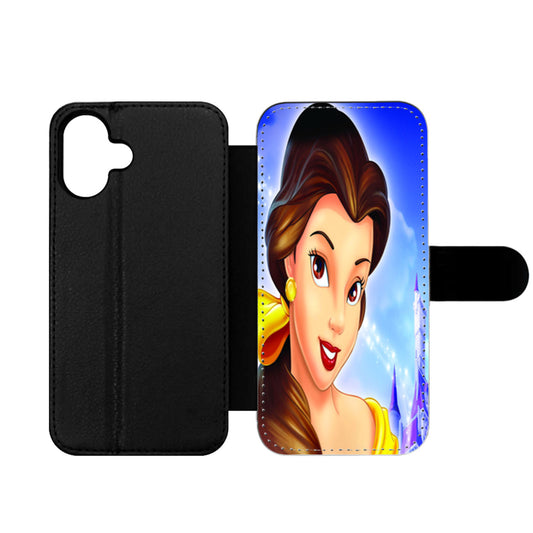 disney princess belle face Wallet iPhone Case