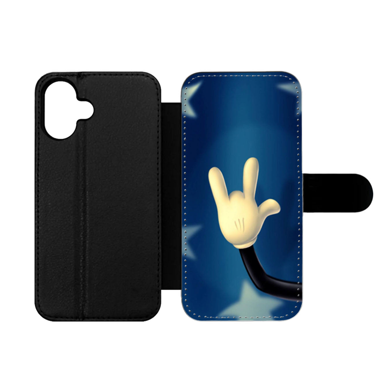 funny mickey mouse hands Wallet iPhone Case