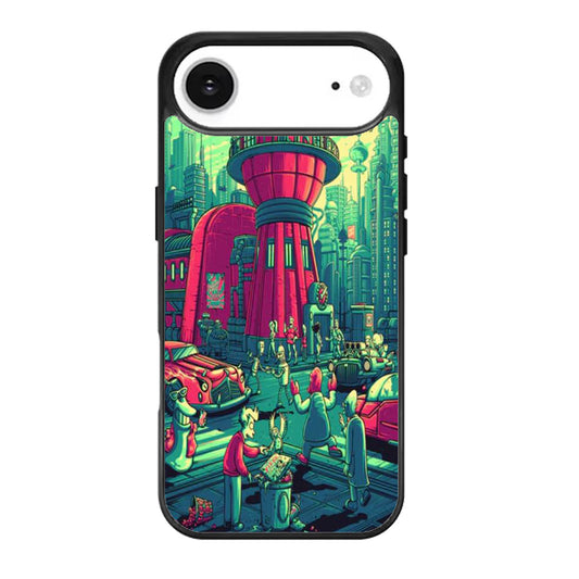 futurama dan mumford city iPhone Air Case