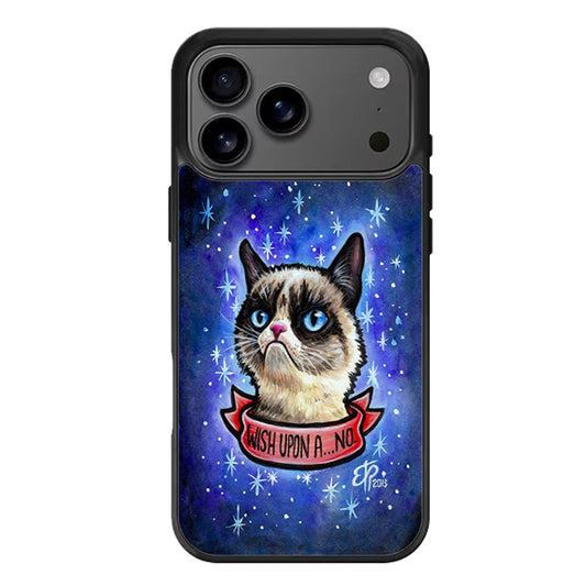 grumpy cat galaxy iPhone 17 Pro Max Case
