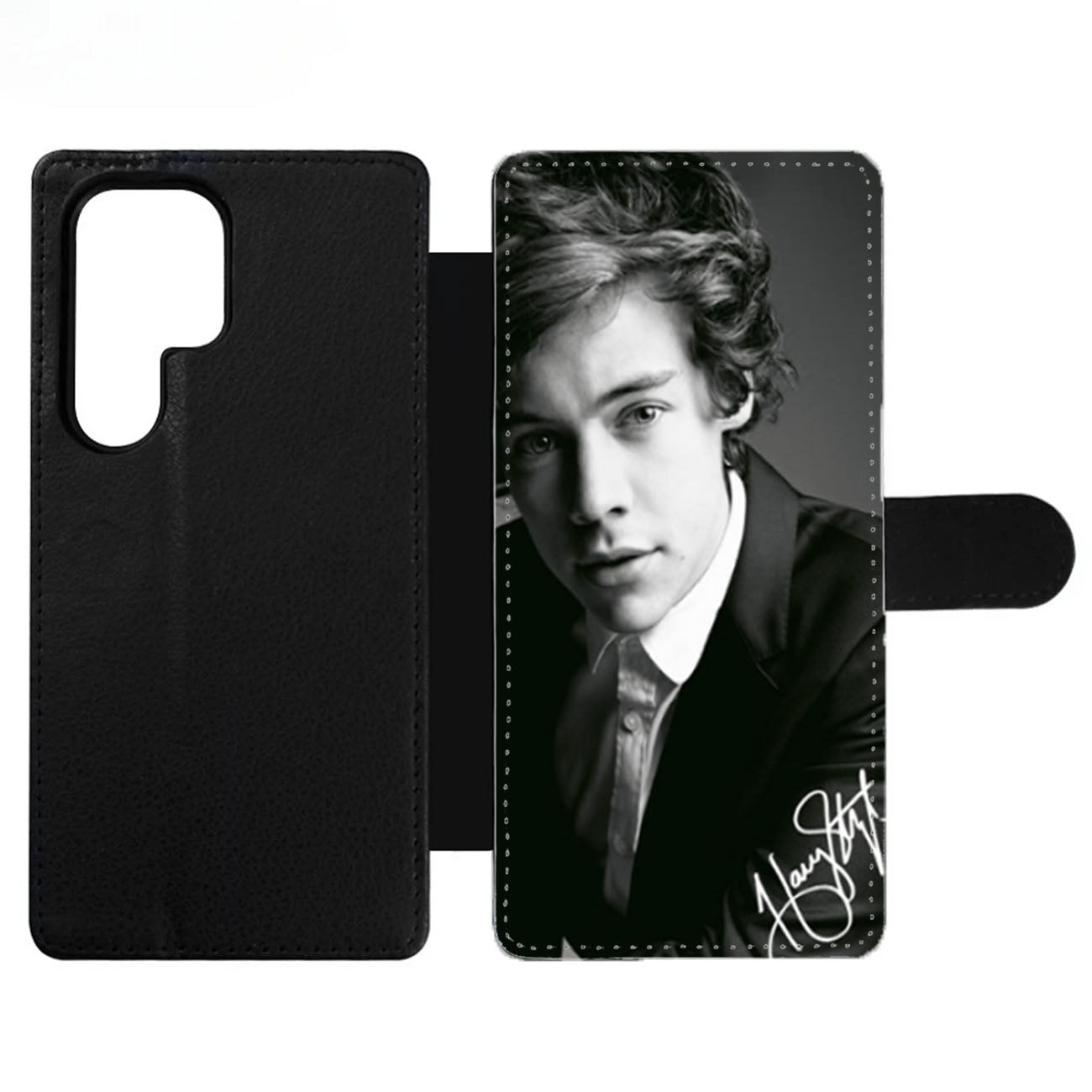 harry style one direction custom Wallet Samsung Case
