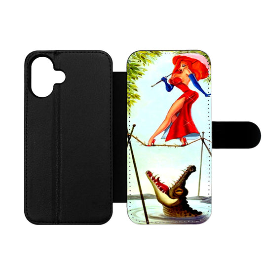 jessica rabbit and haunted mansion Wallet iPhone Case