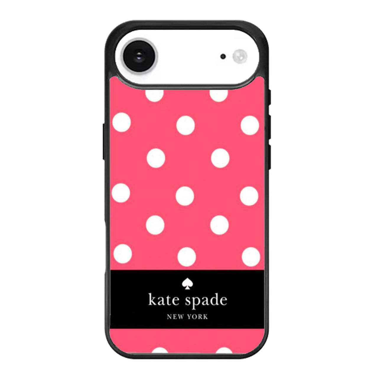 kate sade polkadot pink stripe iPhone Air Case