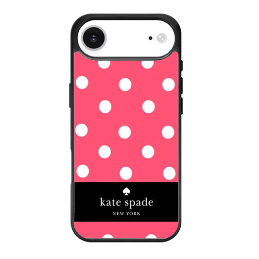kate sade polkadot pink stripe iPhone Air Case