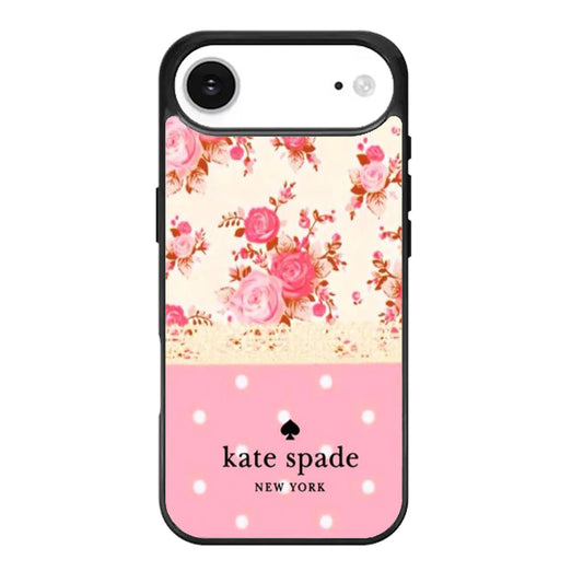 kate spade NY flowers ponk polkadot iPhone Air Case