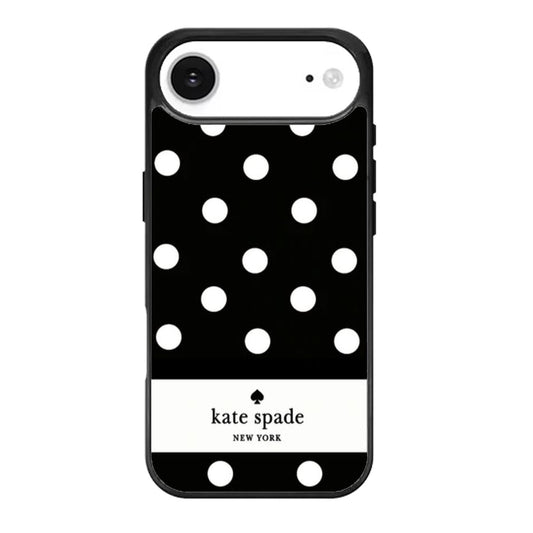 kate spade black polkadot strie iPhone Air Case