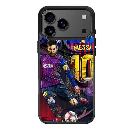 lionel messi art iPhone 17 Pro Max Case