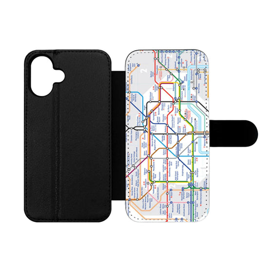london tube map Wallet iPhone Case