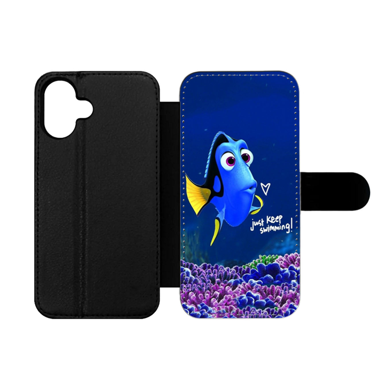 memo just keep swimming Wallet iPhone Case
