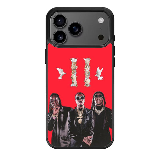 migos culture red cover iPhone 17 Pro Max Case