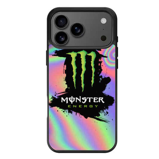 monster energy holographic iPhone 17 Pro Max Case