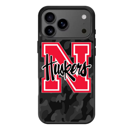 nebraska cornhuskers black iPhone 17 Pro Max Case