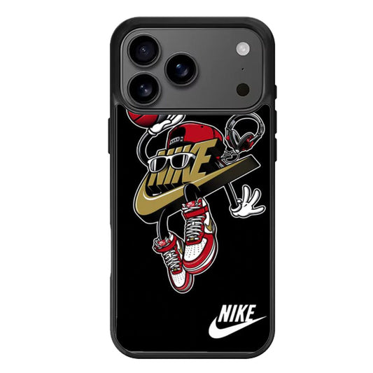 nike jump black iPhone 17 Pro Max Case