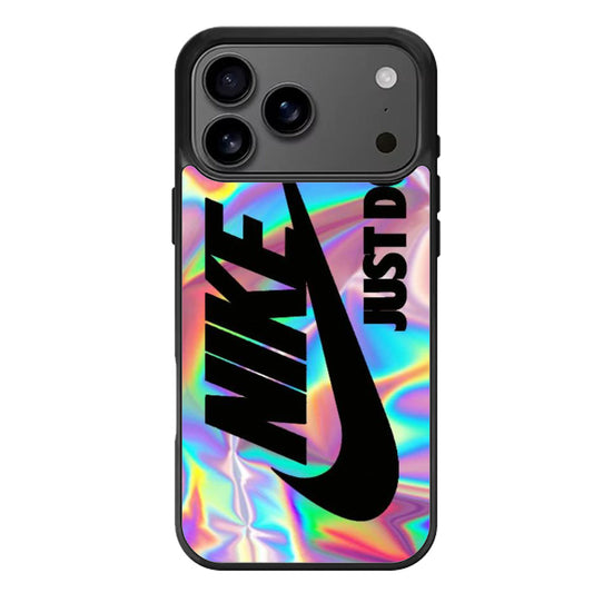 nike just do it holographic cover iPhone 17 Pro Max Case