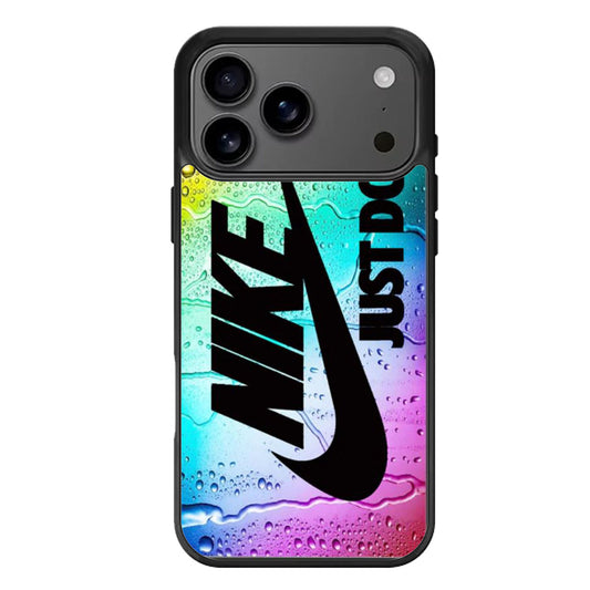 nike just do it waterdrops iPhone 17 Pro Max Case