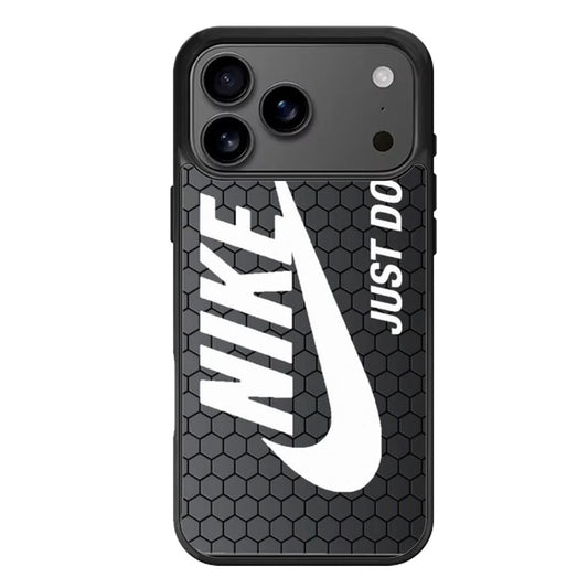 nike white hexagon iPhone 17 Pro Max Case