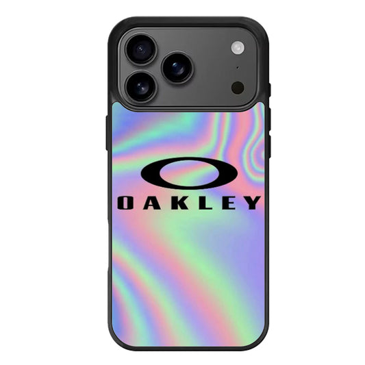 oakley logo holographic iPhone 17 Pro Max Case