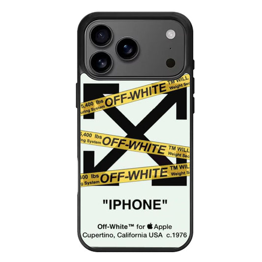 off white cover iPhone 17 Pro Max Case