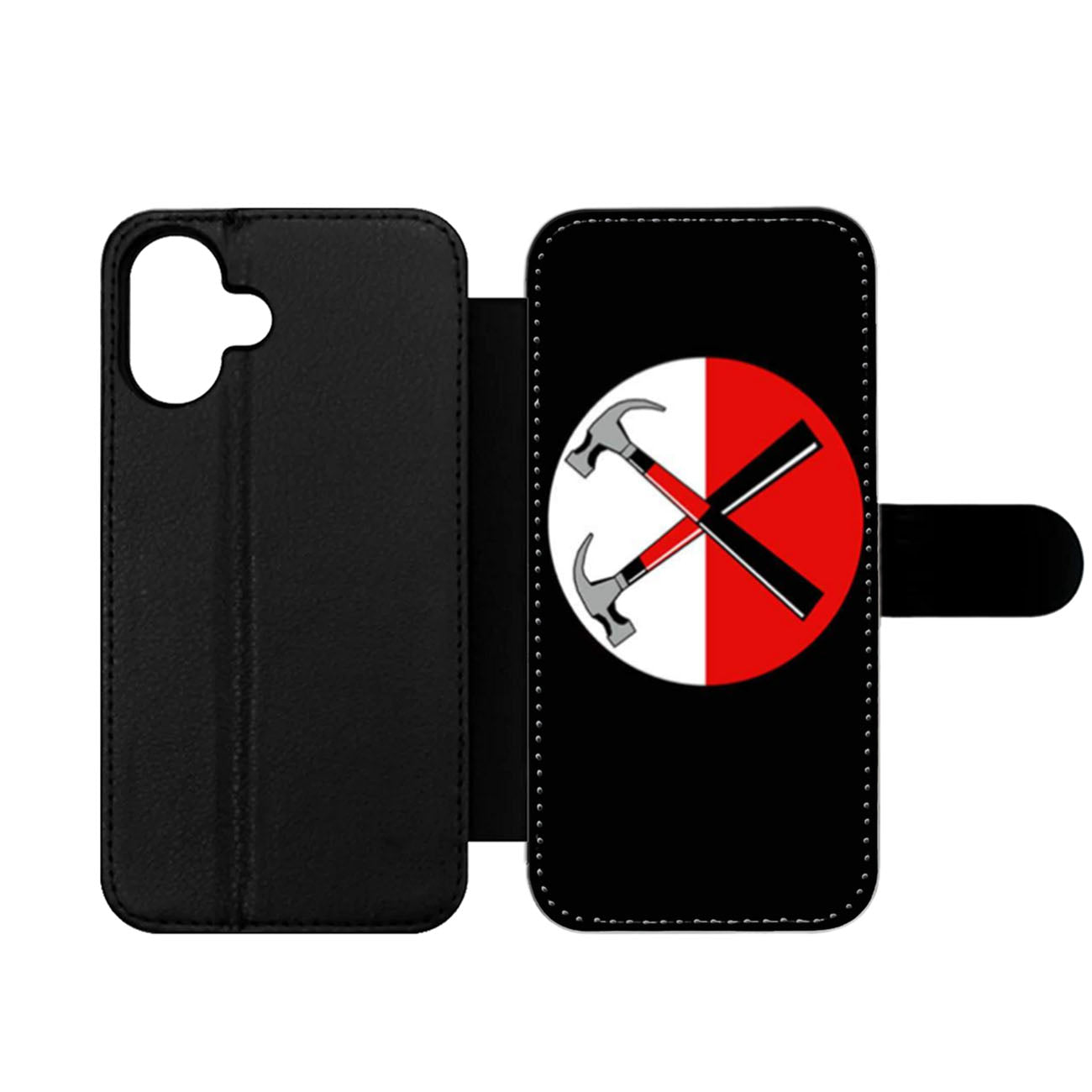 pink floyd the wall black Wallet iPhone Case