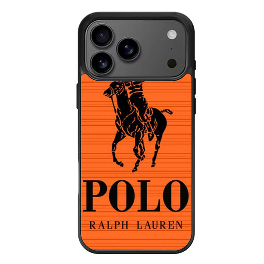 polo ralph lauren orange logo iPhone 17 Pro Max Case