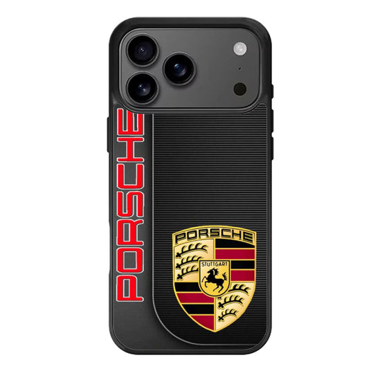 porsche red black iPhone 17 Pro Max Case