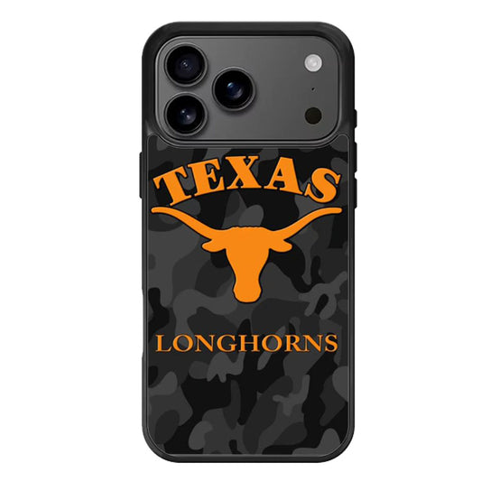 texas longhorns black camo iPhone 17 Pro Max Case