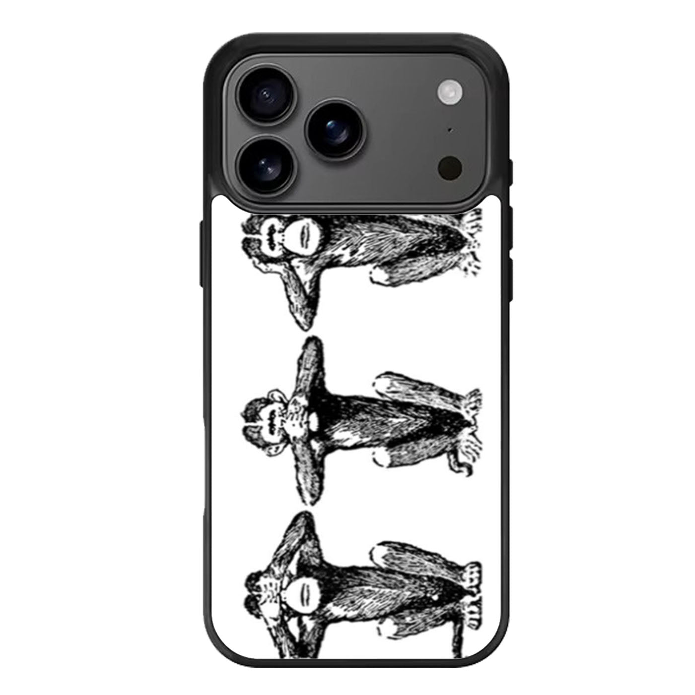 three wise monkeys iPhone 17 Pro Max Case