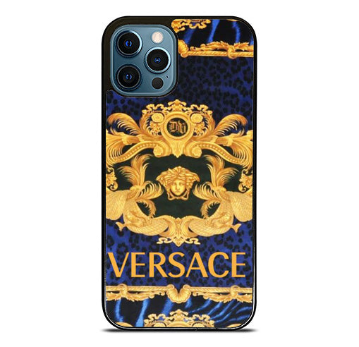 versace blue velvet iPhone 14 Pro Max Case