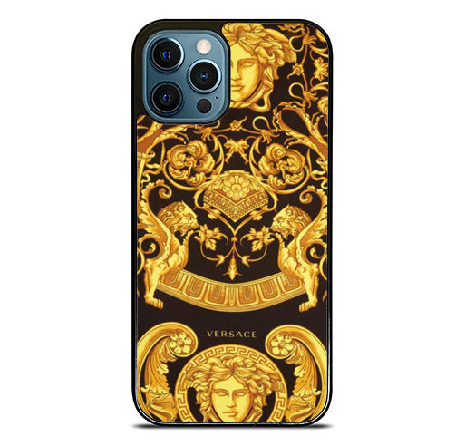 versace gold fashion iPhone 15 Pro Max Case