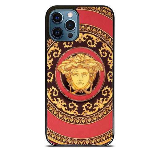 versace red design iPhone 15 Pro Max Case