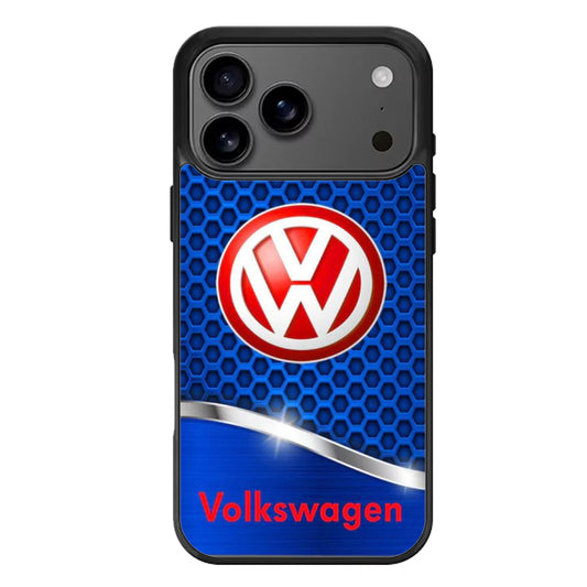 volkaswagen logo blue cover iPhone 17 Pro Max Case