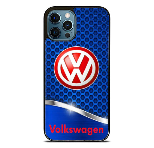 volkaswagen logo blue cover iPhone 14 Pro Max Case