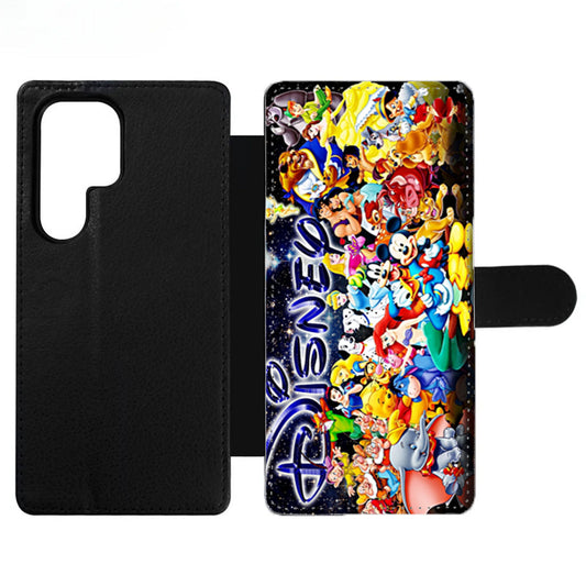 walt disney characters Wallet Samsung Case