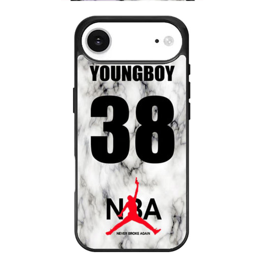 youngboy nba white marble iPhone Air Case
